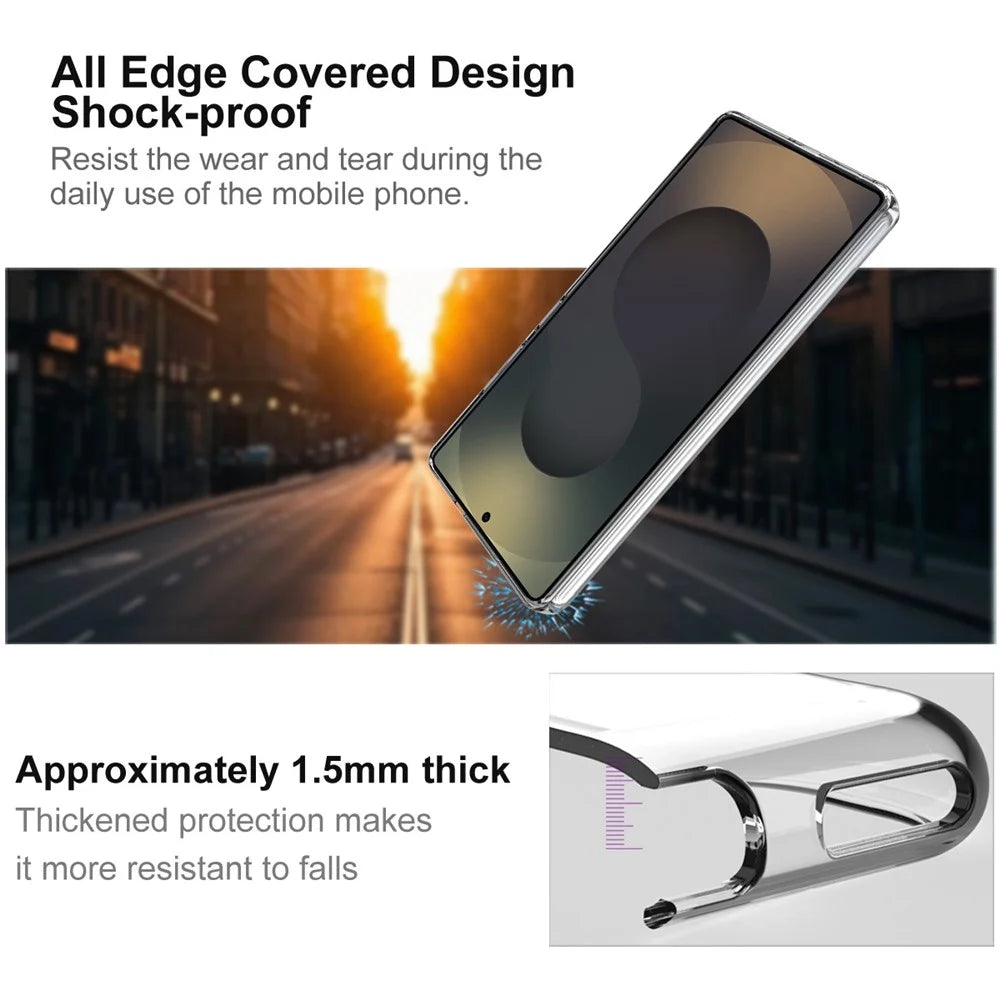 IMAK UX-10 Series For Samsung Galaxy S25 Ultra Phone Case Soft TPU Clear Mobile Back Cover - 4