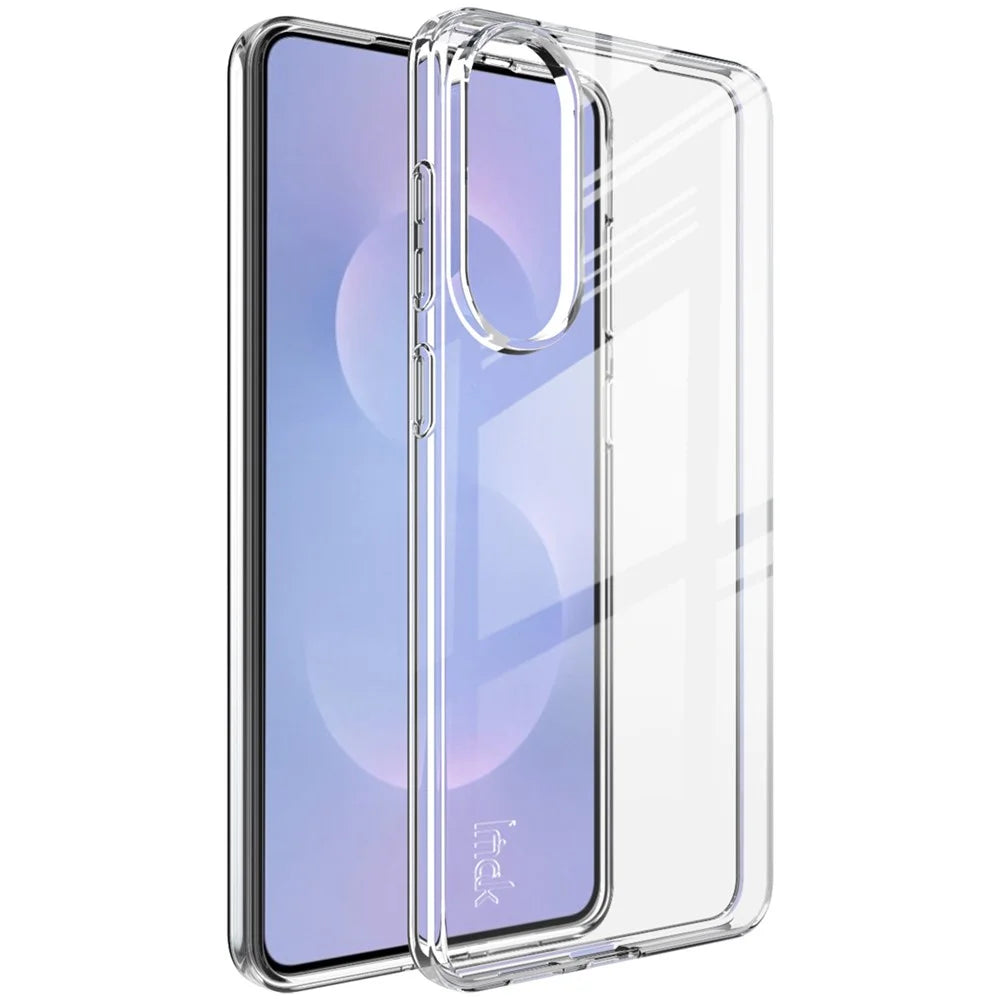 IMAK UX-10 Series For Samsung Galaxy S25 Edge Clear Phone Case Soft TPU Mobile Back Cover - 1