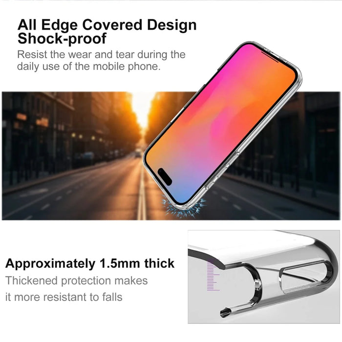 IMAK UX-10 Series For iPhone Air Clear Phone Case Soft TPU Mobile Back Cover - 4
