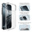 IMAK UX-10 Series For iPhone 17 Pro Max Clear Phone Case Soft TPU Mobile Back Cover - 5