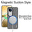IMAK For vivo V50 5G / V50e 5G Magnetic Case PC + TPU Protective Phone Back Cover - Black - 3