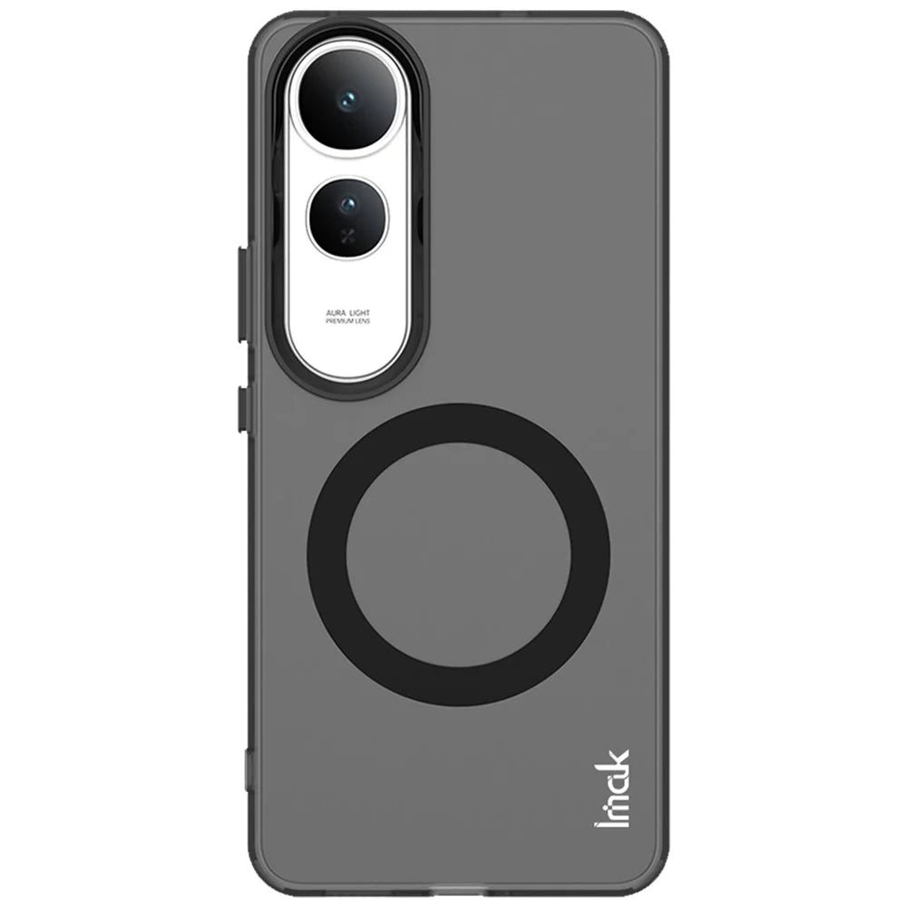 IMAK For vivo V50 Lite 5G Magnetic Case PC + TPU Protective Phone Back Cover - Black - 2
