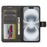 LC.IMEEKE For iPhone 17 Case Calf Texture PU Leather Stand Wallet Phone Cover - Black - 2