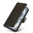 LC.IMEEKE For iPhone 17 Case Calf Texture PU Leather Stand Wallet Phone Cover - Black - 4