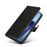 LC.IMEEKE For iPhone Air Case Calf Texture PU Leather Stand Wallet Phone Cover - Black - 4