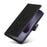 LC.IMEEKE For iPhone 18 Pro / 17 Pro Case Calf Texture PU Leather Stand Wallet Phone Cover - Black - 4