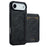 LC.IMEEKE L3 For iPhone Air Magnetic Case Detachable Card Holder Leather TPU Mobile Cover - Black - 1