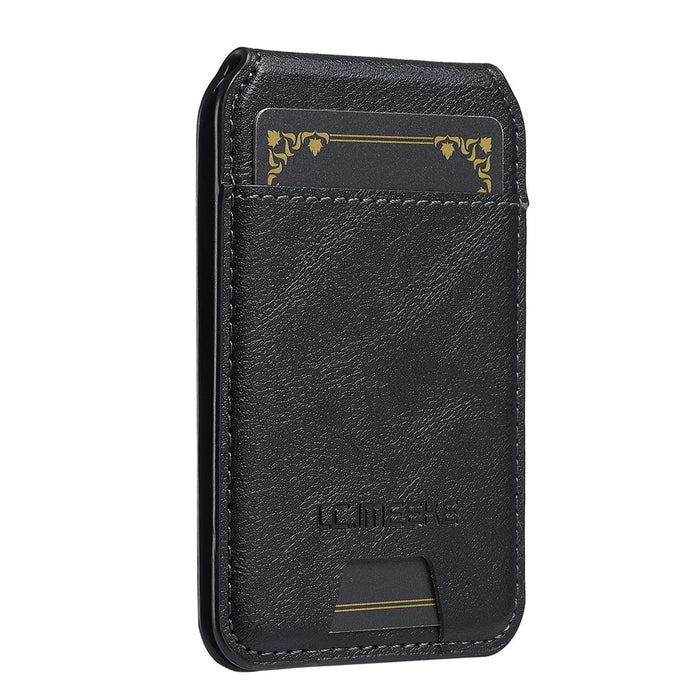 LC.IMEEKE L3 For iPhone Air Magnetic Case Detachable Card Holder Leather TPU Mobile Cover - Black - 7