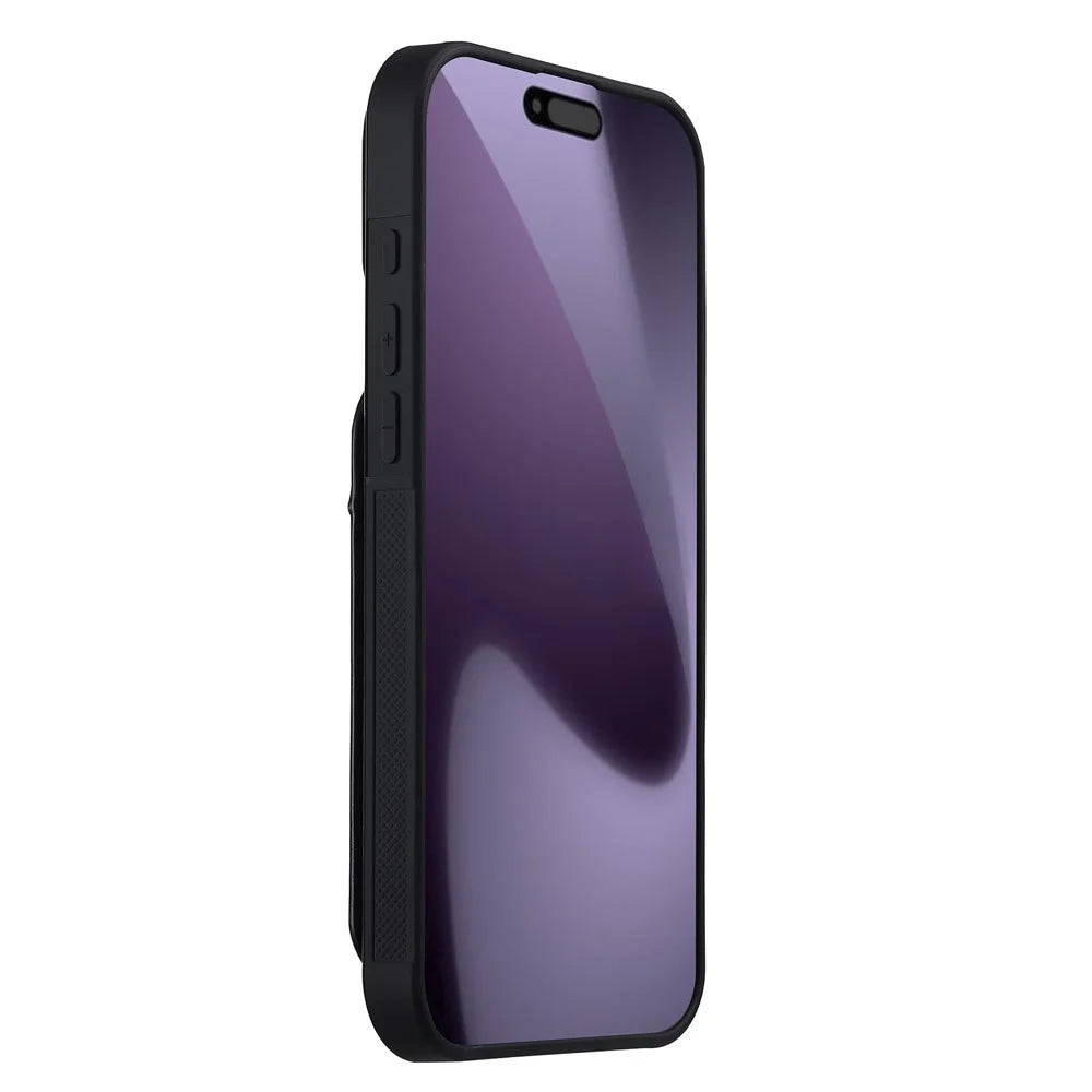 LC.IMEEKE L3 For iPhone 18 Pro Max / 17 Pro Max Magnetic Case Detachable Card Holder Leather TPU Mobile Cover - Black - 3