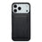 LC.IMEEKE L5 For iPhone 18 Pro Max / 17 Pro Max Magnetic Phone Case Leather Back Cover with Detachable Card Holder - Black - 3