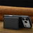LC.IMEEKE L5 For iPhone 18 Pro Max / 17 Pro Max Magnetic Phone Case Leather Back Cover with Detachable Card Holder - Black - 7