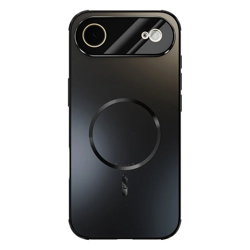 ABEEL For iPhone Air Case Compatible with MagSafe TPU PC Cooling Matte Phone Back Cover with Lens Film - Black - 1
