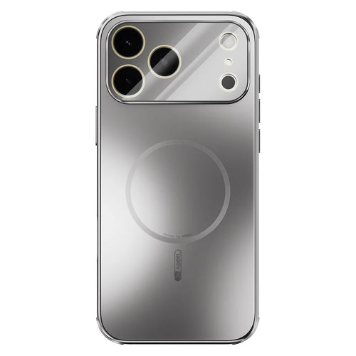 ABEEL For iPhone 17 Pro Case Compatible with MagSafe TPU PC Cooling Matte Phone Back Cover with Lens Film - Titanium Grey - 1