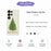 For Samsung Galaxy S25 Ultra Case Christmas Tree Pattern Printing Straight Edge TPU Phone Back Cover - Beige - 2