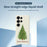 For Samsung Galaxy S25 Ultra Case Christmas Tree Pattern Printing Straight Edge TPU Phone Back Cover - Beige - 3