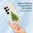 For Samsung Galaxy S25 Ultra Case Christmas Tree Pattern Printing Straight Edge TPU Phone Back Cover - Beige - 4