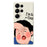 For Samsung Galaxy S25 Ultra Case Make Faces Kid Pattern Printing Straight Edge TPU Phone Back Cover - Beige - 1