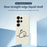 For Samsung Galaxy S25 Ultra Case Stick Figure Pattern Printing Straight Edge TPU Phone Back Cover - Beige - 3