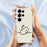 For Samsung Galaxy S25 Ultra Case Stick Figure Pattern Printing Straight Edge TPU Phone Back Cover - Beige - 6
