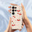 For Samsung Galaxy S25 Ultra Case Big Bow Cherry Pattern Printing Straight Edge TPU Phone Back Cover - Beige - 6