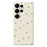 For Samsung Galaxy S25 Ultra Case Red Cherry Pattern Printing Straight Edge TPU Phone Back Cover - Beige - 1