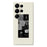 For Samsung Galaxy S25 Ultra Case Stitching Photos Pattern Printing Straight Edge TPU Phone Back Cover - Beige - 1