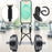 For Samsung Galaxy S24+ Case Liquid Silicone Card Holder Phone Back Cover with Short Strap - Black - 4