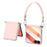 SULADA For Samsung Galaxy Z Flip7 5G Case with Strap Leather Back Phone Cover Hinge Protection - Pink - 1