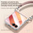 SULADA For Samsung Galaxy Z Flip7 5G Case with Strap Leather Back Phone Cover Hinge Protection - Pink - 7