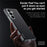 SULADA For Samsung Galaxy Z Fold7 5G Magnetic Case Leather+PC Phone Cover Carbon Fiber Texture - Black - 3