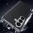 SULADA For Samsung Galaxy Z Fold7 5G Magnetic Case Leather+PC Phone Cover Carbon Fiber Texture - Black - 7