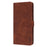 AZNS For Samsung Galaxy S25 FE Case PU Leather Wallet Phone Cover - Brown - 6