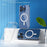 For iPhone 13 Pro Max Magnetic Case 1.5mm Thickness TPU + PC Clear Phone Back Cover - 3