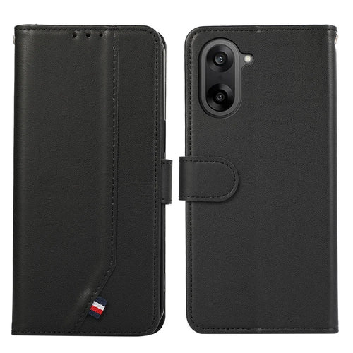 For OnePlus Nord CE5 5G / Ace 5 Racing 5G Case RFID Blocking Flip Leather Phone Cover - Black - 1