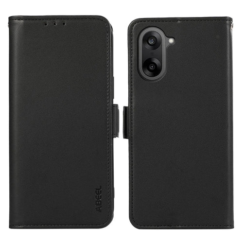 ABEEL For OnePlus Nord CE5 5G / Ace 5 Racing 5G Case Leather Phone Cover with RFID Blocking Wallet - Black - 1