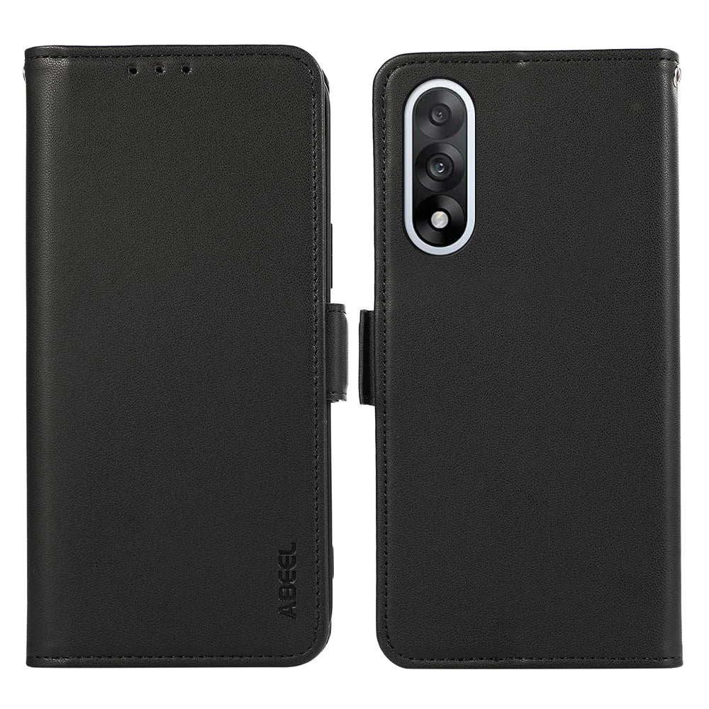 ABEEL For OnePlus Nord 5 5G / Ace 5 Ultra 5G Case Leather Phone Cover with RFID Blocking Wallet - Black - 1