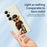 For Samsung Galaxy S25 Case Cool Bear Pattern Printing Straight Edge TPU Phone Back Cover - Beige - 4