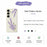For Samsung Galaxy S25 Case Lavender Pattern Printing Straight Edge TPU Phone Back Cover - Beige - 2