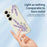 For Samsung Galaxy S25 Case Lavender Pattern Printing Straight Edge TPU Phone Back Cover - Beige - 4