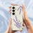 For Samsung Galaxy S25 Case Lavender Pattern Printing Straight Edge TPU Phone Back Cover - Beige - 5