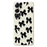 For Samsung Galaxy S25 Case Black Bow Pattern Printing Straight Edge TPU Phone Back Cover - Beige - 1