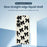 For Samsung Galaxy S25 Case Black Bow Pattern Printing Straight Edge TPU Phone Back Cover - Beige - 3