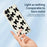 For Samsung Galaxy S25 Case Black Bow Pattern Printing Straight Edge TPU Phone Back Cover - Beige - 4