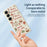 For Samsung Galaxy S25 Case Merry Christmas Pattern Printing Straight Edge TPU Phone Back Cover - Beige - 4