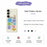 For Samsung Galaxy S25 Case Colored Sticky Notes Pattern Printing Straight Edge TPU Phone Back Cover - Beige - 2