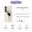 For Samsung Galaxy S25 Case Spider Pattern Printing Straight Edge TPU Phone Back Cover - Beige - 2