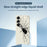 For Samsung Galaxy S25 Case Spider Pattern Printing Straight Edge TPU Phone Back Cover - Beige - 3