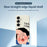 For Samsung Galaxy S25 Case Make Faces Kid Pattern Printing Straight Edge TPU Phone Back Cover - Beige - 3