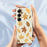 For Samsung Galaxy S25 Case Maple Leaves Pattern Printing Straight Edge TPU Phone Back Cover - Beige - 6