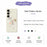 For Samsung Galaxy S25 Case Sketch Leaves Pattern Printing Straight Edge TPU Phone Back Cover - Beige - 2